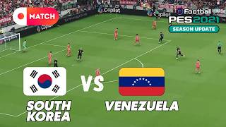 South Korea vs Venezuela | eFootball PES 2021 - Live Football Simulation