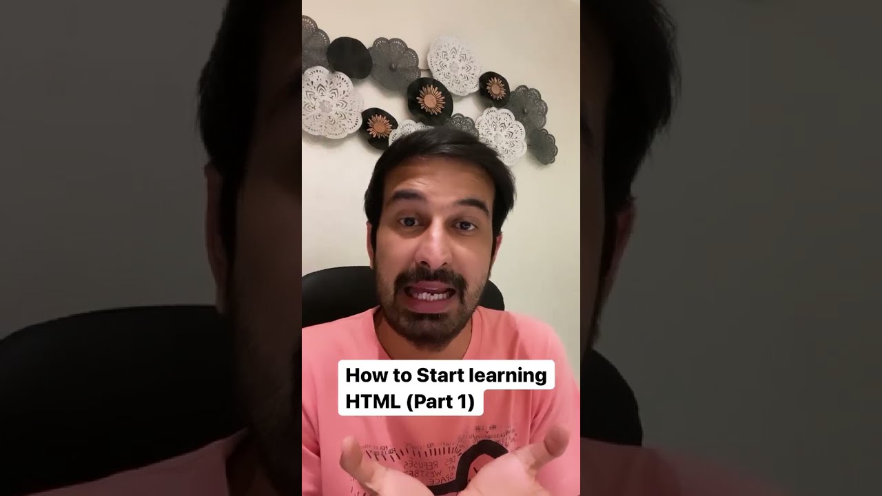How to start learning HTML (Part 1) [Hindi] #shorts
