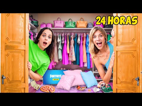 24 HORAS ENCERRADAS EN EL CLOSET !!!