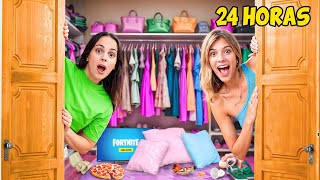 24 HORAS ENCERRADAS EN EL CLOSET !!!