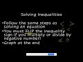 Exploring One and Two Step Inequalities