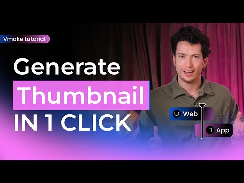 How to Make High-CTR Thumbnails with Facial Expressions｜Vmake Emotional Thumbnail Tutorial