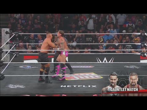 Bron Breakker Vs CM Punk Ruleta Rusa - WWE Raw 14/07/2025 (En Español)