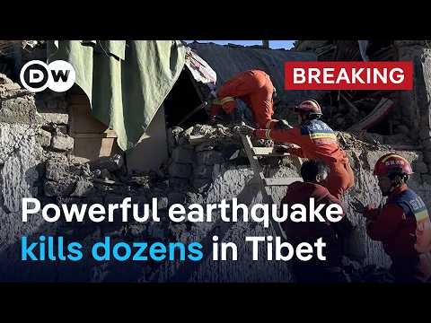 7.1 magnitude earthquake kills at least 53 people in Tibet | DW News