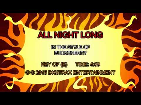 Buckcherry – All Night Long (Backing Track)