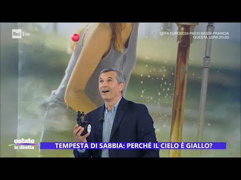 Il cielo è giallo, è colpa di "Minosse"? - Estate in diretta 21/06/2024