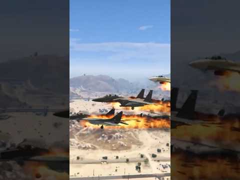 Ukranian Air Force Drone Jets AccurateLy Take Down Russian Drone On Military Convoy Base Gta V