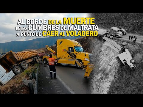 AL borde de la MUERTE en las Cumbres de Maltrata apunto de caer al VOLADERO