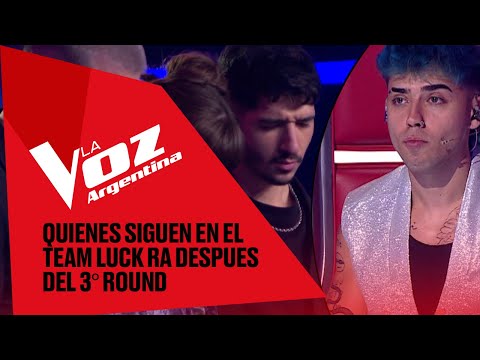Así quedó el Team Luck Ra tras la eliminación del 3° Round - La Voz Argentina 2025