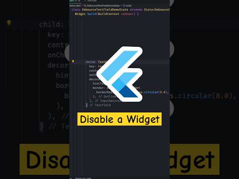 How to Disable a Widget in Flutter?
