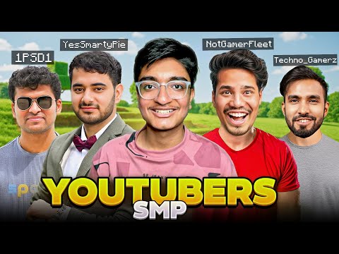 I Joined All YouTubers SMP Server in Minecraft