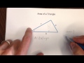 Triangle Area and Sine Rule Concepts
