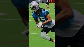 Bryce Young hits Chris Brazzell in minicamp #carolinapanthers