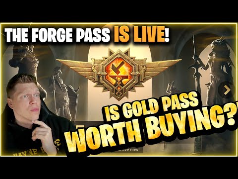 FORGE PASS LET'S GO! Is Gold Pass Worth it? | RAID Shadow Legends