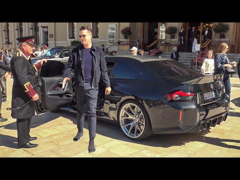 Billionaire Italian Boss arriving in his 1of1 BMW M2 at Casino de Monaco!!