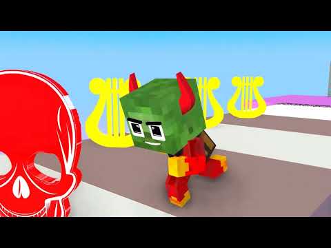 Baby Zombie Challenge x Squid Game Doll Rich and Poor - Minecraft Animation