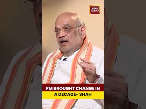 PM Brought Change In A Decade #amitshah #homeminister #pmmodi #amitshahpmmodi #interview #modigovt