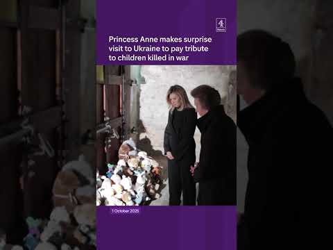 Princess Anne's surprise visit to Ukraine