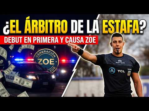 Polémica en el FUTBOL: Estuvo preso por GENERACIÓN ZOE y debuta como ARBITRO en <strong>PRIMERA</strong>