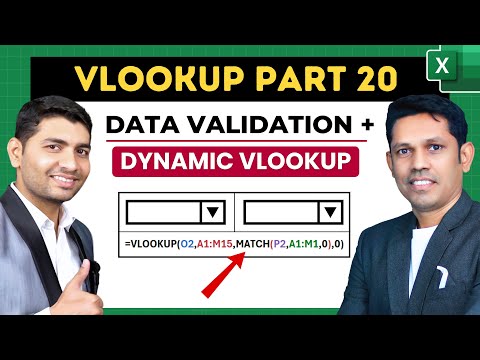 How to Use Data Validation for Dynamic VLOOKUP in Excel