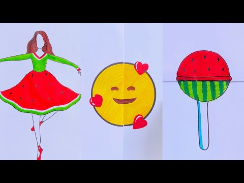 Satisfying art | Creative Art ideas 💡 | Simple and easy drawing #art #satisfying #creativity