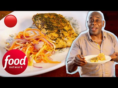 🔴  Ainsley Cooks A Tasty Mustard Fish With Mango Chilli Chow | Ainsley's Caribbean Kitchen