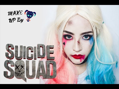 Harley Quinn Makeup ด้วยเครื่องสำอาง Drugstore | Soundtiss