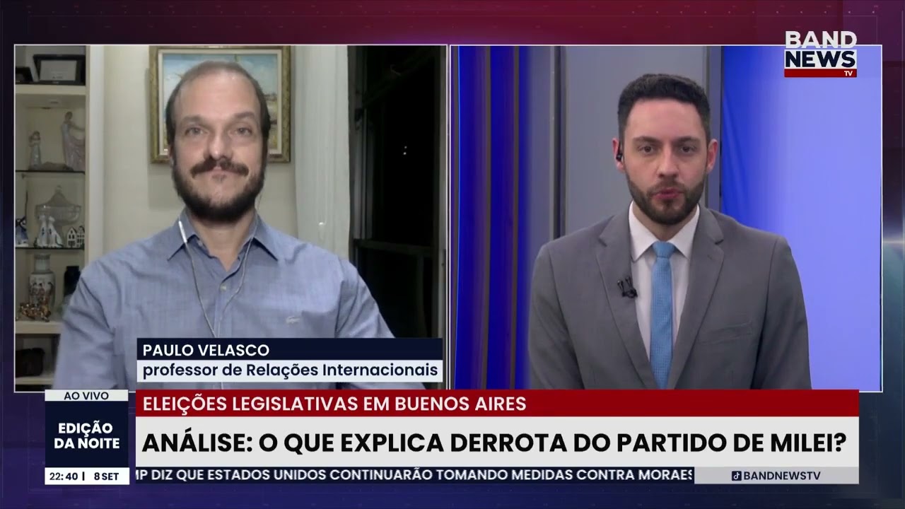 Bolsa argentina desaba após derrota do partido de Milei | BandNews TV