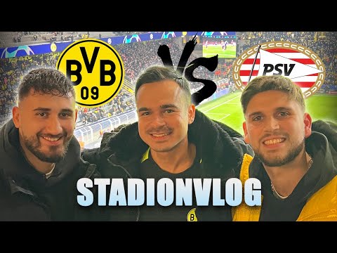 DORTMUND vs EINDHOVEN 🔥⚽️ VIERTELFINALEEEEEE 😍⚽️ #Stadionvlog