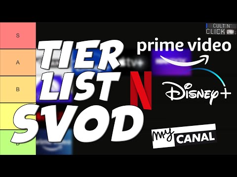 Netflix, Disney, Prime, Canal... la TIER LIST des PLATEFORMES