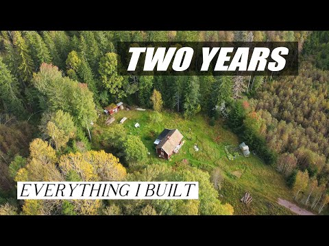 TWO YEARS I spent my savings on this old Swedish cabin and did this...