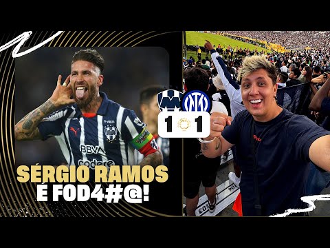 QUE JOGO ABSURDO!!!! SÉRGIO RAMOS FEZ GOL! LAUTARO FEZ GOL!! Monterrei 1 x 1 Inter de Milão