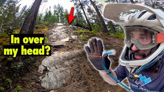 Alone on a Whistler double black - no witnesses, no mercy