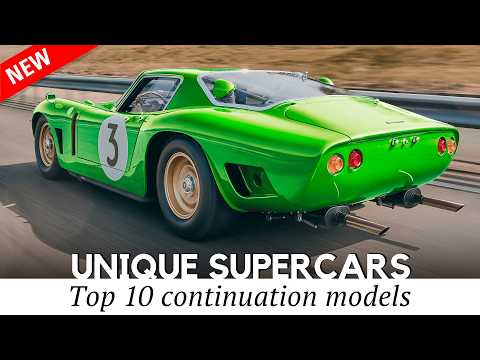 Top 10 Newly Revived Sports Cars & Continuation Autos with Rich Motorsport History