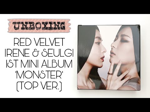 Vidéo [UNBOXING] RED VELVET - IRENE & SEULGI -& - 1st Mini Album 'Monster' TOP NOTE VER.