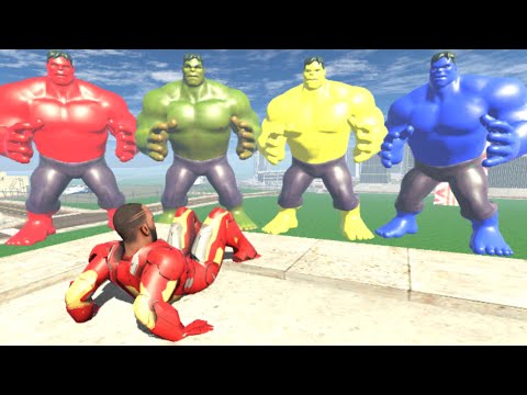 Franklin Iron Man Saving His House From Hulk Team - INDIAN BIKES DRIVING 3D