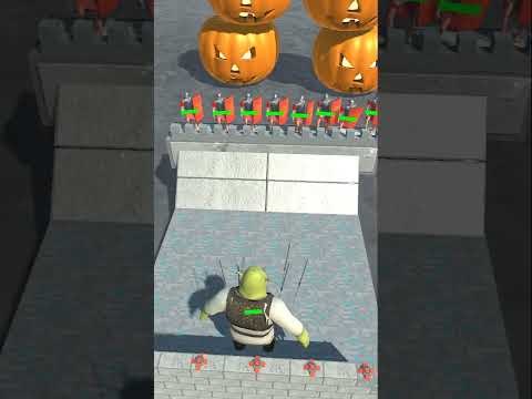 Casuarinas Attack People | Shrek | ARBS #shrek #arbs #short #shortvideo #games #gameplay #shorts