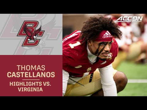 Boston College QB Thomas Castellanos Leads Eagles To Win - BVM Sports