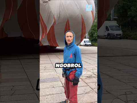 Tersangkut Balon Udara‼️