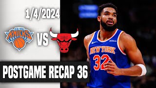 Knick Fan Reaction Game 36 | NYK-126 CHI-139! THE KNICKS DROP THE 2ND HALF OF THEIR BACK TO BACK!