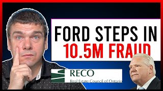 Ford Gov't vs. Ontario’s Real Estate Regulator: $10.5M Scandal