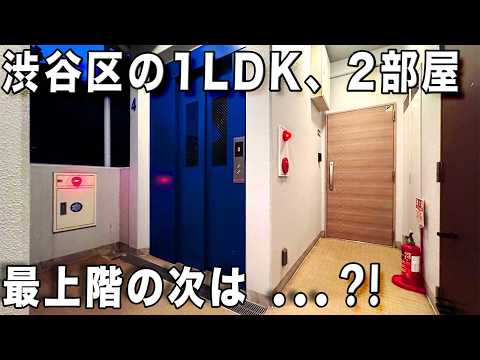 ガチ変わった間取り!最上階の角部屋のループバルコニー付きの1LDKを内見!