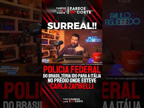 🚨SURREAL! PF BRASILEIRA VAI ATÉ A ITÁLIA ATRÁS DE ZAMBELLI E GERA ESTRANHEZA EM MORADORES