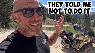 Riding Dangerous Mountain Passes On Motorcycles