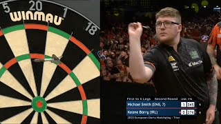 Keane Barry VS Michael Smith *FULL MATCH* EUROPEAN MATCHPLAY
