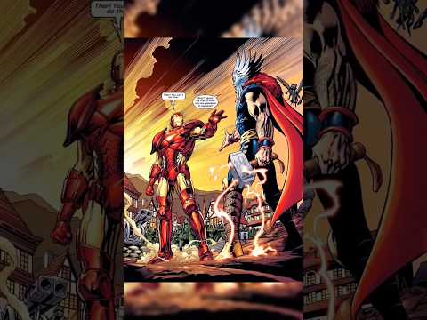 Thor vs Iron Man: The Fight That Shocked the Avengers! ⚡🤖 #shorts #ironman