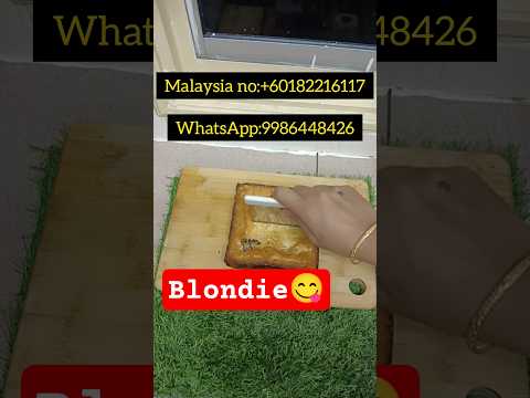 Crinkle top✅ fudge blondie🍰👩‍🍳Book your order soon📝#blondie #bakingstories #food #blondierecipe#cake