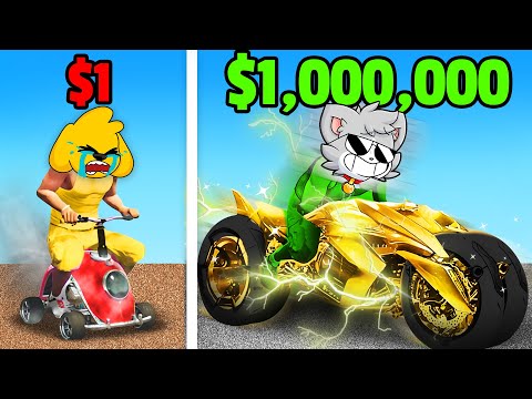 MOTO de $1 vs MOTO de $1.000.000 en GTA 5