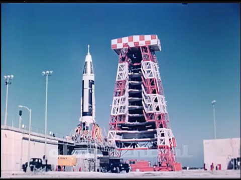 First successful Atlas Missile Prep and launch. Actual mission control sounds.