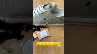 Bee the buzz of the town with these DIY bee stitch shoes! 🐝👟 #diyshoes #beestitch #shoeEmbroidery